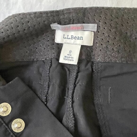 L.L. Bean Lightweight Hiking Pants Women's Black Size 8 - Picture 7 of 8
